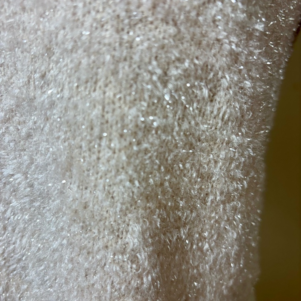 Lovers + Friends Crop Blush Sparkle Knit Sweater - Picture 3 of 8